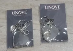 アンノブ ハート ミラー キーホルダー