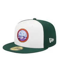 ニューエラ メンズ アクセサリー 帽子 New Era Mens White Colorado Rockies 2022 City Connect 59FIFTY Fitted Hat White ホワイト