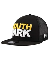 ニューエラ メンズ アクセサリー 帽子 New Era Mens Black South Park 9FIFTY Snapback Trucker Hat Black ブラック