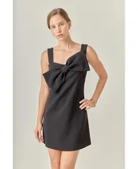 イングリッシュファクトリー レディース トップス ワンピース ミニ ノースリーブ English Factory Womens BOW SLEEVELESS MINI DRESSS No Color