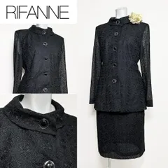 ♪当日発送可能【美品】リファンネ　東京ソワール　9号　紋様柄レース　高級礼服