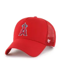 47 ブランド メンズ アクセサリー 帽子 47 Brand Mens Red Los Angeles Angels Ballpark Offside Adjustable Trucker Hat Red レッド