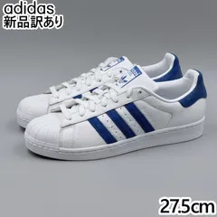 【新品】ADIDAS スーパースター ホワイト JP27.5cm スニーカー EE4474 アディダス (ad212)