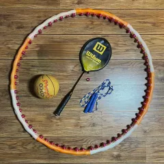 各種スポーツ商品 ウィルソンバドミントンラケット ドールHULA HOOP ビーズ縄跳び ミニバスケットボール まとめ
