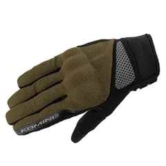 新品 コミネ(KOMINE) バイク用 グローブ GK-1633 3D プロテクトメッシュグローブ Olive S