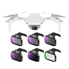 新品 NEEWER ND＆CPLフィルターセット スナップオン コンパチブル DJI Mini 4K/2/Mavic/SE/2 SE 6枚 ND8/ND16/ND32/ND64/ND256/CPL 円偏光 減光 ドローンレンズフィルター マルチコートHDガラス