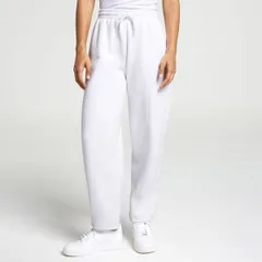 DSG レディース ボトムス カジュアルパンツ フリース DSG Womens Classic Fleece Barrel Pants Pure White ホワイト