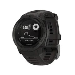 新品 Garmin Instinct バンド/ベルト Comtax 22mm交換用バンド 柔らかいシリコンバンド 調整可能 多色選択 スポーツ 交換ベルド (ブラック)