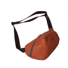 新品 BAGGY PORT(バギーポート)オールグローブレザー ボディバッグ 斜め掛けバッグ ワンショルダーバッグ YNM-020 (ブラウン)