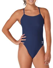 スピード レディース 水着 上下セット プラスサイズ Speedo Womens Endurance Plusolid One Back Navy ネイビー
