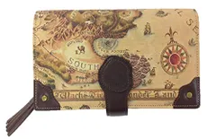 新品 [わちふぃーるど] ダヤン 本革 古地図 カード 財布