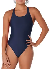 スピード レディース 水着 上下セット Speedo Womens Eco Solid Super Pro Swimsuit Navy ネイビー