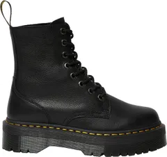 ドクターマーチン レディース シューズ ブーツ・レインブーツ プラットフォームブーツ プラットフォーム レザー Dr Martens Womens Jadon III Pisa Leather Platform Boots Black ブラック