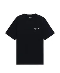 新品 [agnes b.] [アニエスべー] ロゴ Tシャツ JEJ3 TS メンズ 1(M) ブラック
