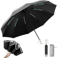 【新品】 【令和7年新登場・逆戻り防止デザイン】おりたたみ傘 Zaahir ワンタッチ 自動開閉 晴雨雪兼用 100%遮光 UVカット日傘 遮光 肌を守る 紫外線遮蔽 熱中症対策 10本骨 大きい 強風対応 耐風頑丈 梅雨対策 超撥水 携帯便利 収納ポーチ 0