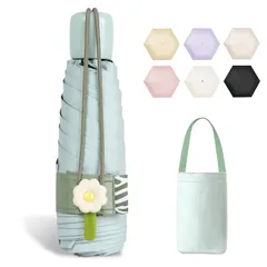 【新品】 2025新登場 折りたたみ傘 日傘 花柄/ハート柄 7色選べ 軽量約220g ポケットサイズ uvカット100 遮光 遮熱 折り畳み傘 晴雨兼用 手動開閉 コンパクト 携帯便利 収納ケース付き 傘レディース 女の子 学生 誕生日 母の日 プレゼン 0