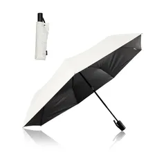 【新品】 KIZAWA 日傘 メンズ 晴雨兼用 ワンタッチ自動開閉 逆戻り防止 超軽量カーボン骨 大きいサイズ カラビナ付き 男性向けデザイン 折りたたみ傘 uvカット 100 遮光 折り畳み傘 完全遮光 5級撥水 レディース 遮熱 おりたたみ傘 丈夫 暑 1