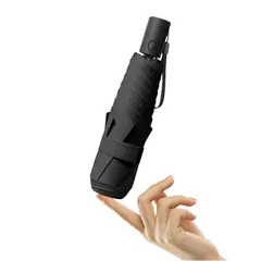 【新品】 折りたたみ傘 ワンタッチ 自動開閉【逆戻り防止安全設計 飛び出し防止】【子どもたちの安全を守る】| 超軽量 220g 6本骨 |携帯便利 | uvカット 100 遮光 遮熱 | UPF50＋ | テフロン加工 | 熱中症対策 日焼け防止 | 丈夫 1