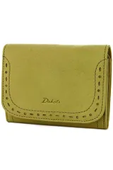 新品 [ダコタ] 二つ折り財布 本革 レディース ライトグリーン DA-35270-54
