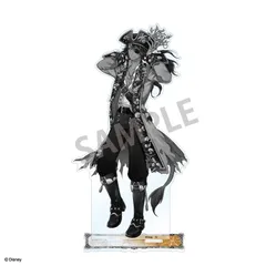 【新品/公式】ディズニー ツイステッドワンダーランド_ビッグアクリルスタンド　レオナ・キングスカラー／スケアリー・ドレスver.（モノクローム） 公式グッズ colleize