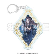 [신품/공식] Fate/Grand Order×코니카 미놀타 플라네타륨_영령(서번트)과 둘러싼 별들의 이야기 등신 반짝이 아크릴 키홀더 레오나르도 다빈치 공식 상품 colleize