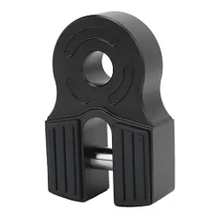 新品 ATVウインチ、ウインチシャックルマウント30000ポンドローディングアイアンピンラバーガードフックDリング交換用アクセサリーピックアップソフト(ブラック)オート用