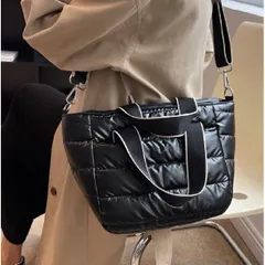 ショルダーバッグ ショルダー ハンドバッグ 手提げカバン キルティングバッグ  2WAYバッグ トートバッグ ショルダーバッグ 肩掛 斜めかけ 取り外し ショルダー調整 ナイロン 丈夫 使いやすい 多機能 旅行