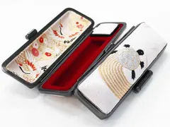 実印 印鑑ケース おしゃれ 15mm はんこケース 千鶴万亀 亀 13.5mm～15mm 朱肉付き 印鑑収納 プレゼントやギフト 実印 銀行印 認印 個人ハンコ 送料無料