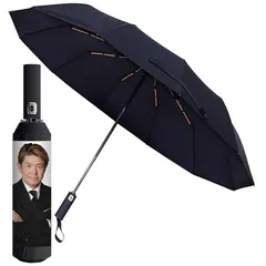 【新品】 NOSTEEZ 俺の折りたたみ傘 超大サイズ 12本骨 ワンタッチ 自動開閉 逆折り式 耐風 撥水 日傘 遮光遮熱 UVカット 晴雨兼用 1