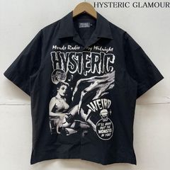 HYSTERIC GLAMOUR レーヨン混 刺繍 バックプリント 開襟シャツ - メルカリ
