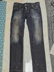 ディースクエアード2 ウォッシュ デニム ズボン