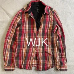 WJK レッドチェック柄 長袖シャツ Sのサムネイル