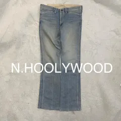 N.HOOLYWOOD ブーツカットデニムパンツ　エヌハリ　アーカイブ　Y2K　LEE　アイスデニム　サイズLのサムネイル