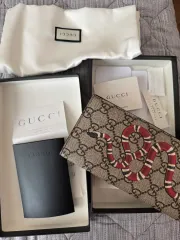 グッチ キングスネーク GG 長財布 正規品 出品