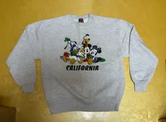 00年代 アメリカ ヴィンテージ ミッキーマウス ディズニーランド スウェット 韓国国内 100-105