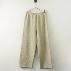 美品 アーバンリサーチ かぐれ kagure ダブルフェイスイージーパンツ FREE ベージュ┃秋冬 ボトムス ニット素材【2400014868111】