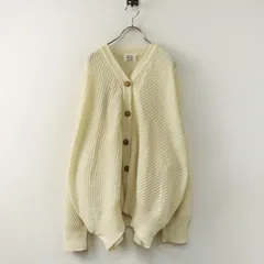 2026SS今季 アトリエナルセ atelier naruse lambs wool big-size cardigan ラムウールビッグサイズカーディガン オフ┃【2400014868128】のサムネイル