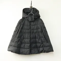 2023AW セオリーリュクス Theory luxe Nasca Charley ダウンポンチョ 32｜ブラック ジャケット ベスト【2400014862485】