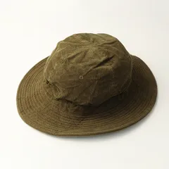 DECHO ANACHRONORM デコー アナクロノーム HUNTER HAT コーデュロイ ハンターハット 2 カーキグリーン┃【2400014863772】
