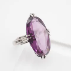 R906 カラーチェンジスピネル SPM刻印 リング サンプラチナ デザイン シルバー 指輪 9号