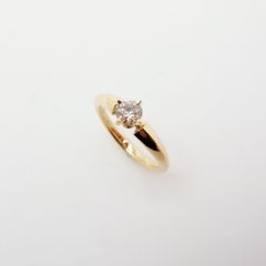 アガット ダイヤモンド リング K18 Pt900 0.224ct F VS-2 - メルカリ