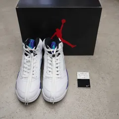 新品 NIKE ナイキ AIR JORDAN 5 RETRO Grape エアジョーダン 5 パープル ホワイト ハイカット スニーカー シューズ HQ7978-100 731Q♪