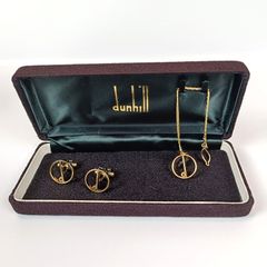 dunhill ダンヒル タイチェーン カフスボタン カフリンクス 2点セット