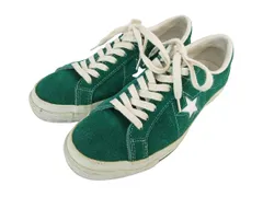 コンバース CONVERSE オールスター ALL STAR ワンスター ONESTAR シューズ スニーカー ローカット スウェード地 ワンポイント 星型 グリーン サイズ6 QQQ