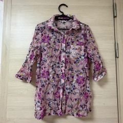 明信ファッション フラワー ブラウス