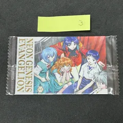 HM　J-04 シンジ レイ アスカ カヲル ミサト ③　エヴァンゲリオン ウエハース カード