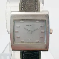 【稼働 良品】0317-4 SEIKO セイコー シャリオ 2559-3010 メンズ腕時計 手巻き スクエア