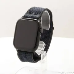 ソフマップ 〔中古品〕 Apple Watch Series 10 GPS 46mm ジェットブラックアルミニウムケース ブラック／ブルーNikeスポーツループ【198】