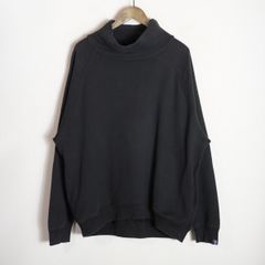 GRAPHPAPER グラフペーパー × LOOPWHEELER ループウィラー high neck sweat ハイネック スウェット トレーナー GU183-70127B 黒 429P♪
