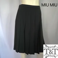 極美品◎正規品【MIU MIU】 ミュウミュウ　イタリア製　スカートのサムネイル
